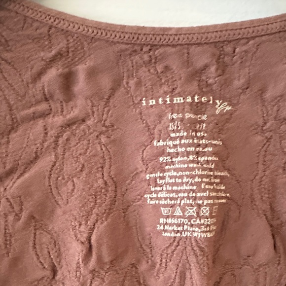 Free People Textured Brown Tank Top - Picture 2 of 3